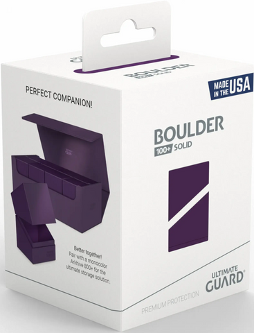 Ugd Deck Box Boulder 100+ Solid Purple