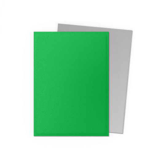 Dragon Shield Sleeves: Matte Dual Apple Green And Silver