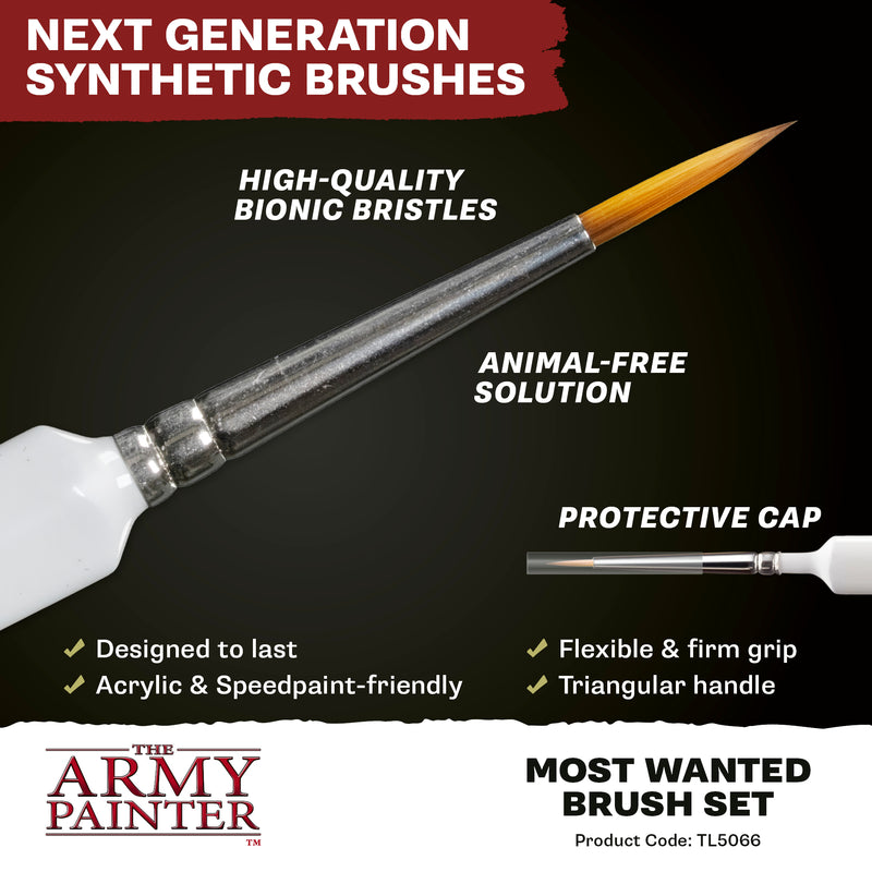Army Painter Most Wanted Brush Set TL5066