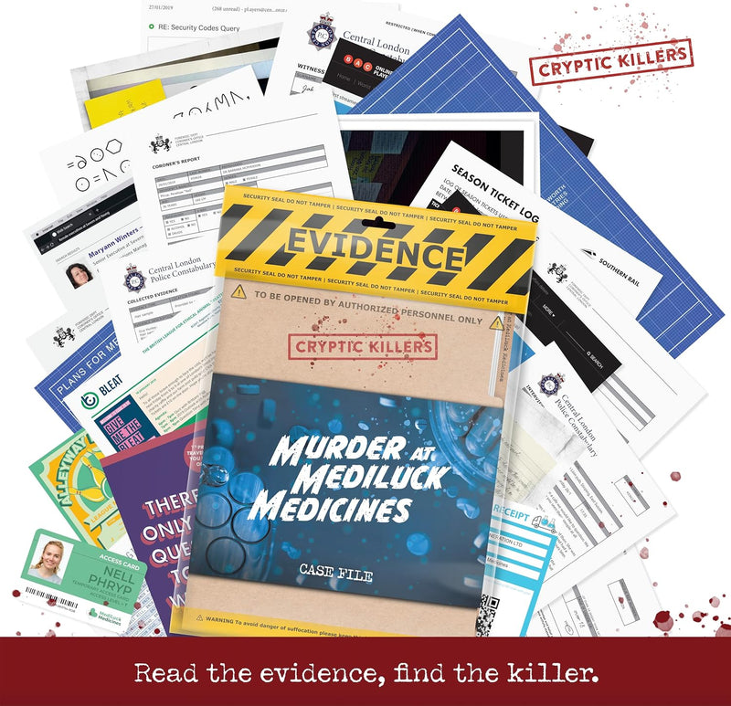 PG Cryptic Killers: Murder Of A Mediluck Medicines