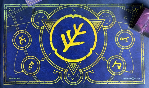 Premium Playmat The Elder Sign Blue Aether