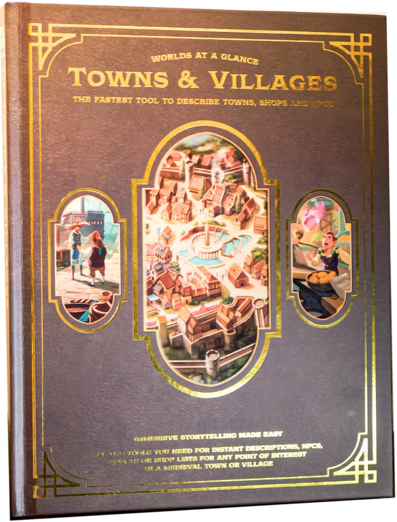 RPG Worlds At A Glance Worlds At A Glance Towns And Villages Book