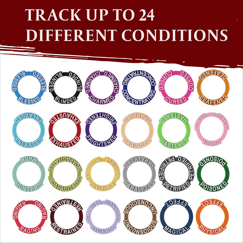 RPG Condition Rings / Markers Set 96ct