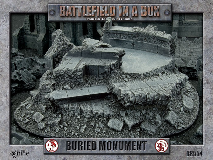 Battlefield in a Box Gothic Buried Monument
