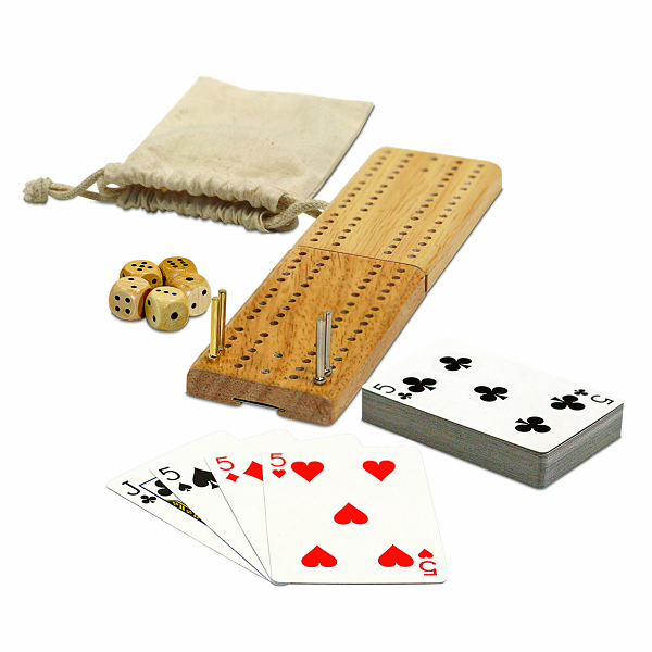 Cribbage board 12-in-1 Combo Travel