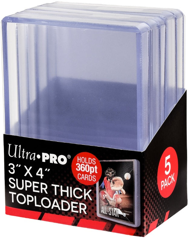 Ultra PRO Top Loader Super Thick 5ct 360pt