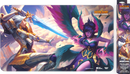 *Pre-Order* Riftbound TCG Vendetta Playmat Kayle and Morgana *Releases Friday, July 31st, 2026*