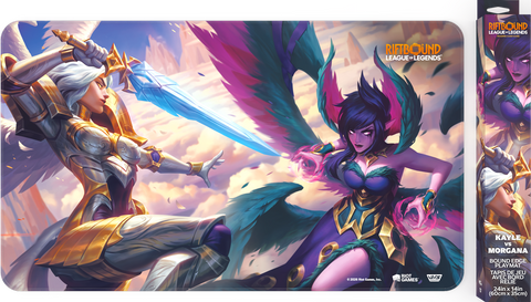 Riftbound TCG Vendetta Playmat Kayle and Morgana