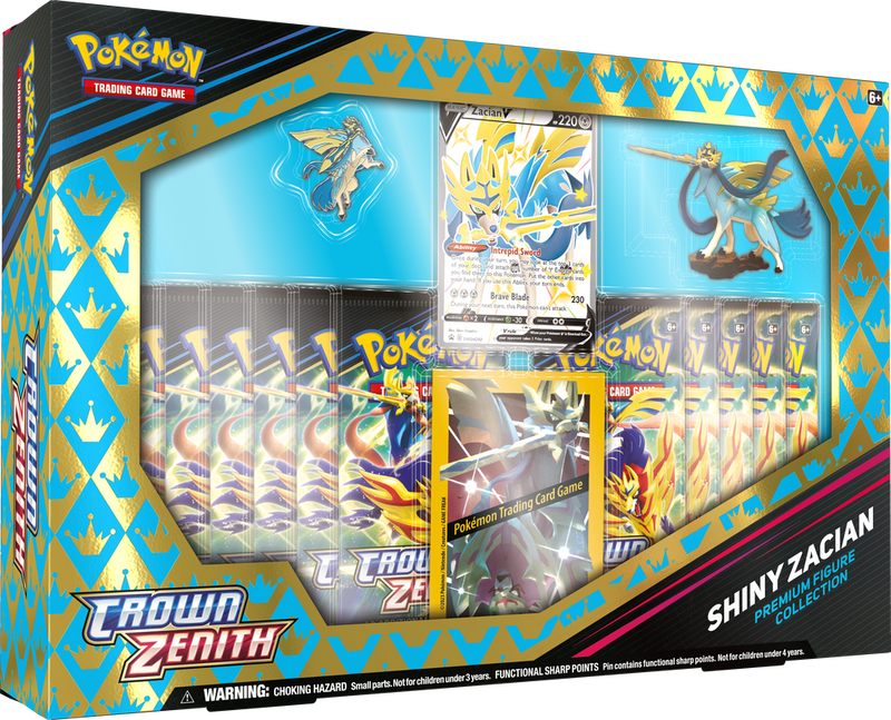 Pokémon Crown Zenith Shiny Zacian Premium Collection