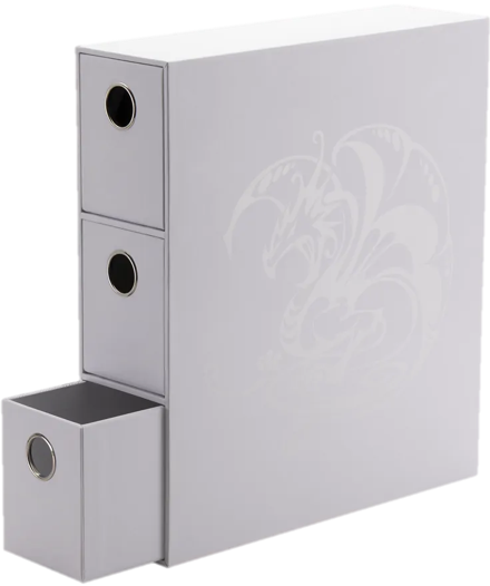 Dragon Shield Fortress Card Drawers (White)