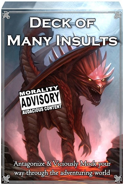 RPG Deck Of Many Insults
