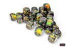 Chessex 36d6 Brush Deep Forest/Gold