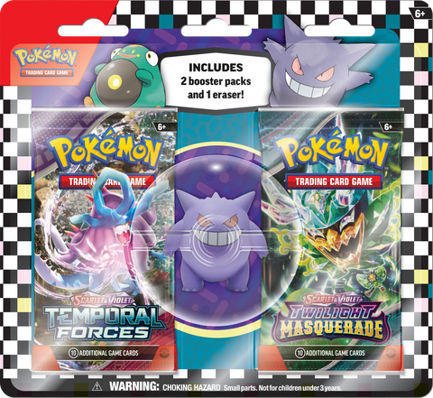 Pokemon Back to School Eraser Blister 2024