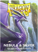Dragon Shield Sleeves: Matte Dual Nebula And Silver