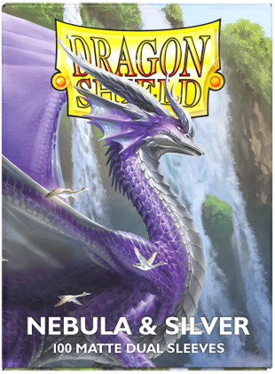 Dragon Shield Sleeves: Matte Dual Nebula And Silver