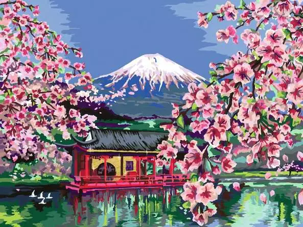 CreART Canvas Art - Japanese Cherry Blossom