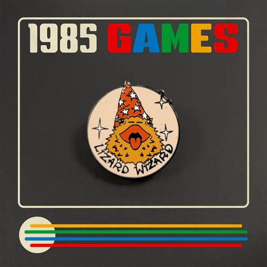Lizard Wizard - Enamel Pin