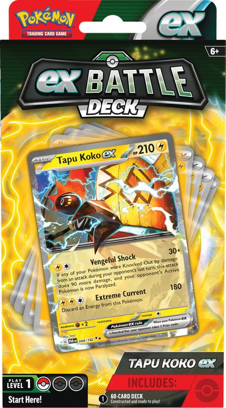 Pokemon Battle Decks: Tapu Koko Ex / Iron Leaves Ex