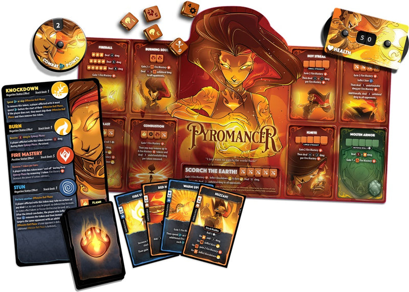BG Dice Throne Hero Pack Pyromancer