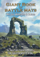 RPG Giant Book Of Battle Mats: Wilds Wrecks & Ruins