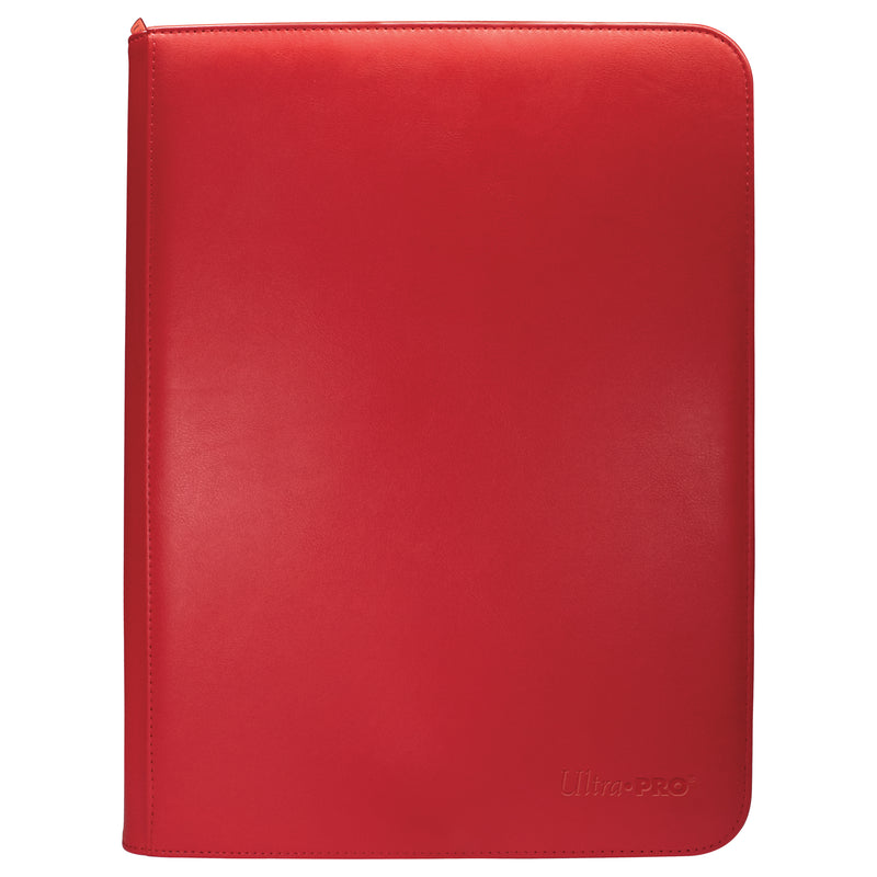 Ultra Pro 9-Pocket Zip Binder Vivid Red