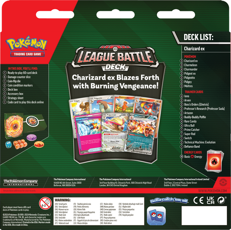 Pokemon League Battle Deck Charizard EX