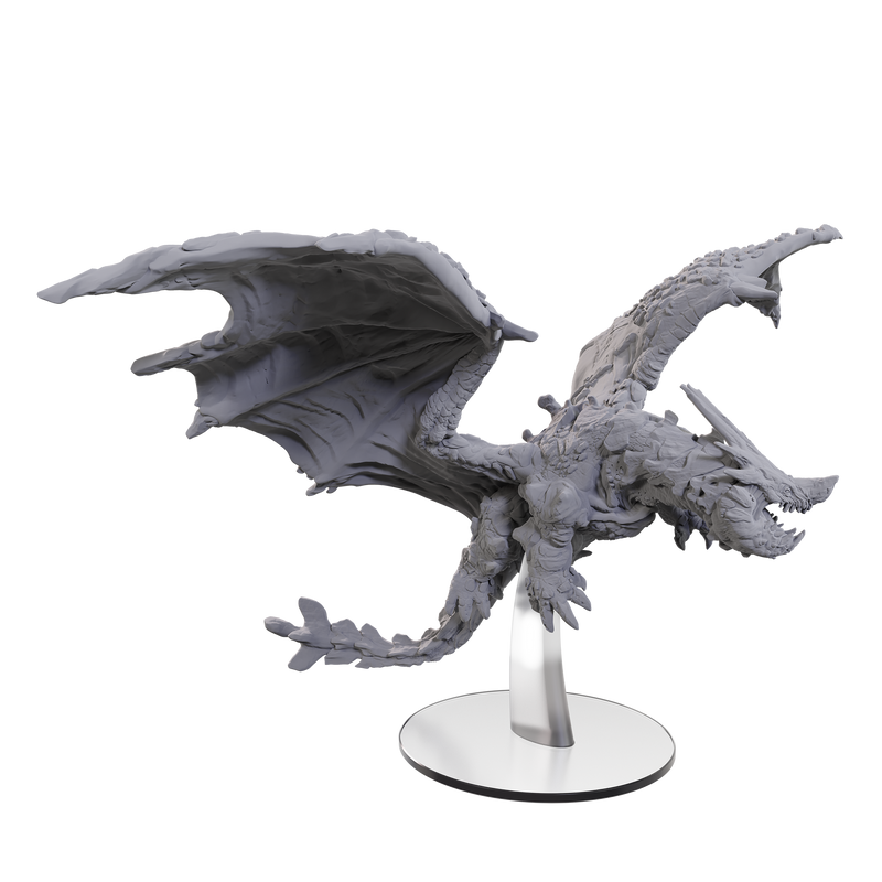 D&D Minis Pathfinder Unpainted Adult Adamantine Dragon