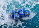 Chessex Poly Brush Wavebreak/Gold