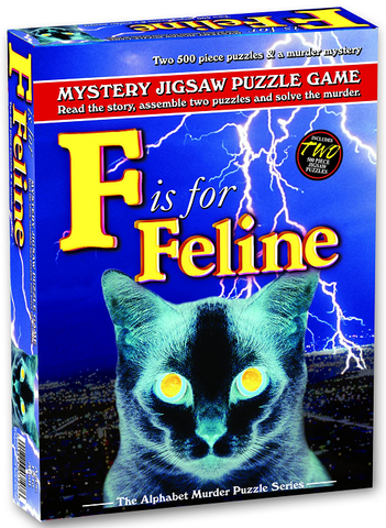 Mystery Jigsaw Puzzle - F Is For Feline