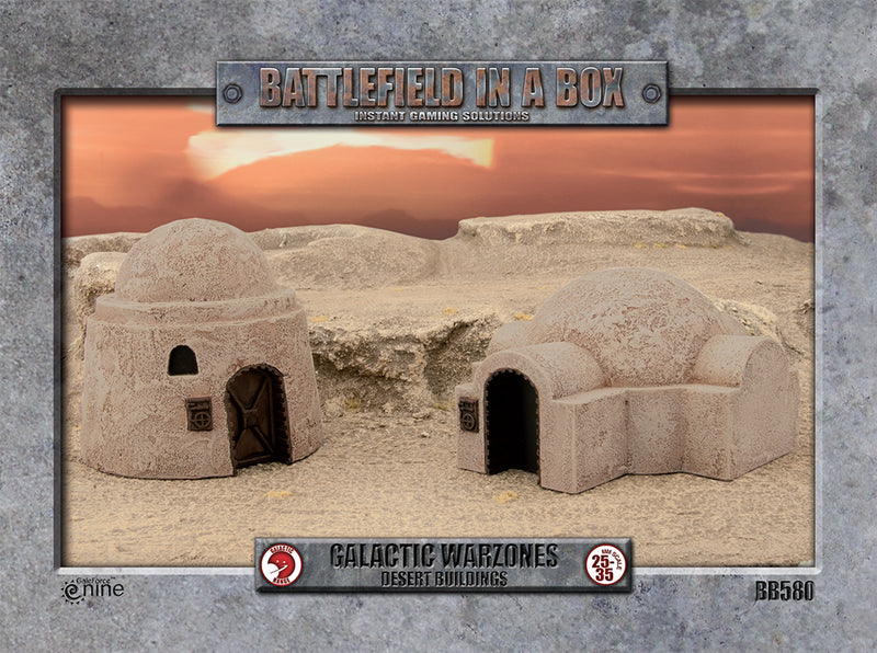 Battlefield in a Box Galactic Warzone Desert Buildings