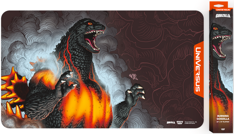 Playmat Godzilla: Rein Of Kaiju Burning Godzilla