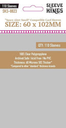 Sleeve Kings Sleeves: 'Space Alert Compatible' 60mmx102mm