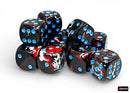 Chessex 12d6 Brush Dark Side/Blue