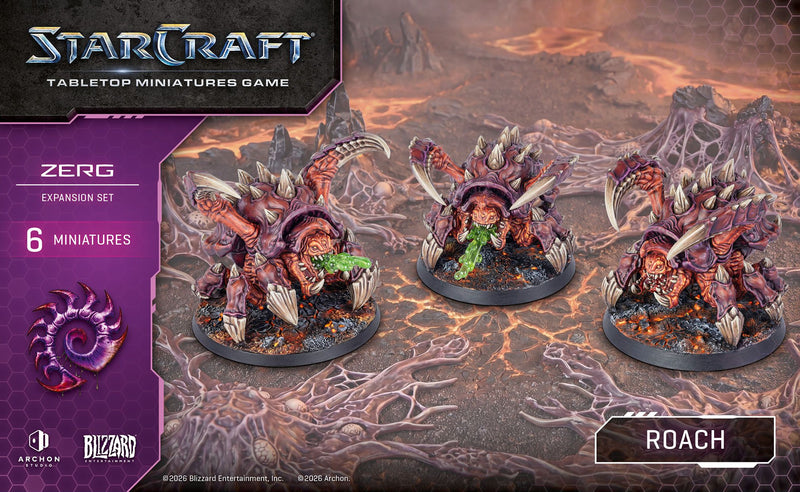 Starcraft Zerg Roach / Corpser / Vile Roach