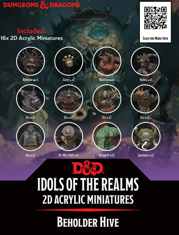 Wizkids D&D Idols of the Realms 2D Minis 94526 Beholder Hive
