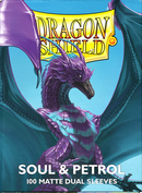 Dragon Shield Sleeves: Matte Dual Soul & Petrol
