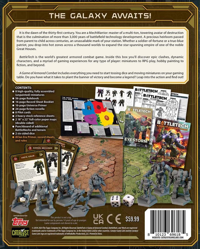Min Battletech: A Game Of Armoured Combat 40th Anniversary