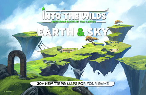 RPG Into the Wilds Extraplanar Battlemap Books - Earth & Sky