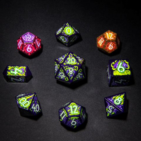 Botch Dice Daggerheart Hope & Fear 9-Die RPG Set - Witch
