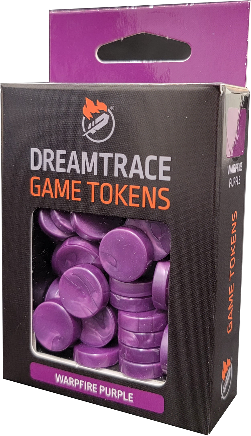 Dreamtrace Gaming Tokens: Warpfire Purple