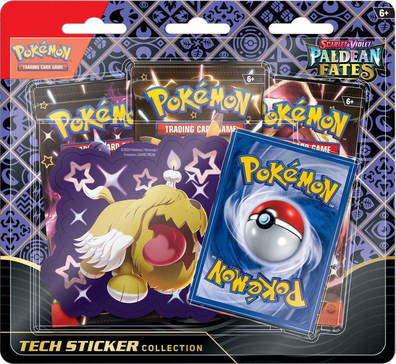 Pokémon SV4.5 Scarlet & Violet Paldean Fates Tech Sticker Collection
