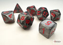 Chessex Poly Mini Velvet Black/Red