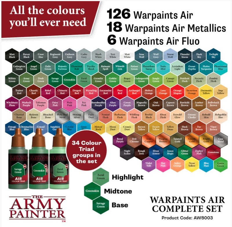 Army Painter Air Complete Set AW8003