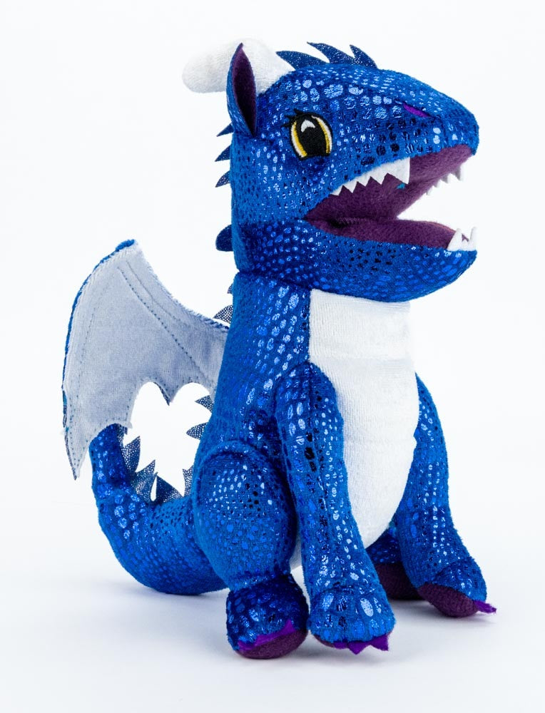 Dice Bag Blue Dragon Plush