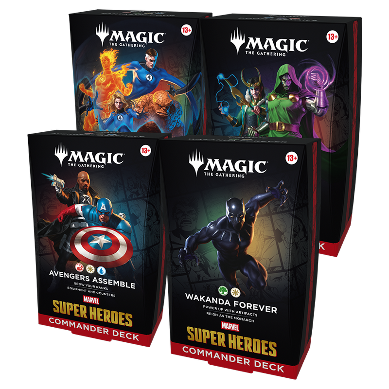 *Pre-Order* MTG Marvel Super Heroes Commander Deck (Set of 4) *Releases June 26th*
