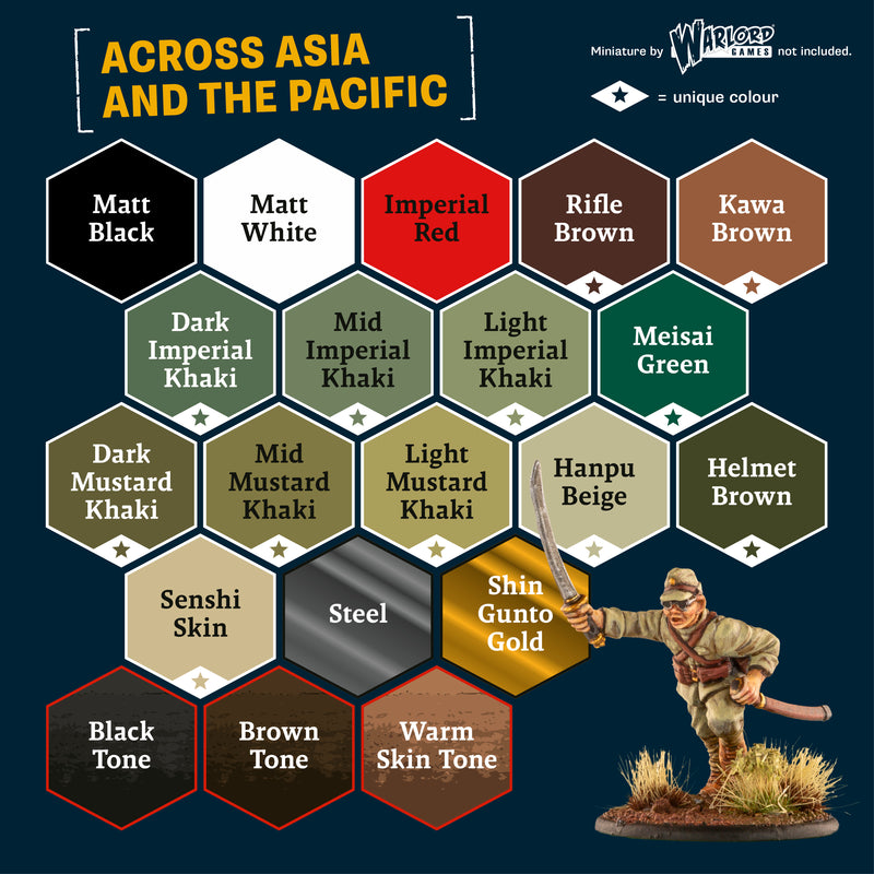 Army Painter Fanatic Historical: WWII Imperial Japanese Paint Set