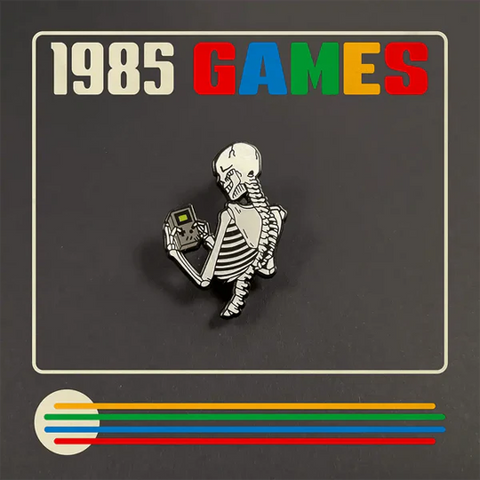 Skeleton Gameboy - Enamel Pin