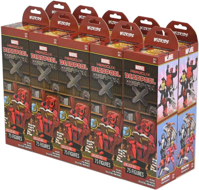 HeroClix Deadpool Weapon X Booster Brick