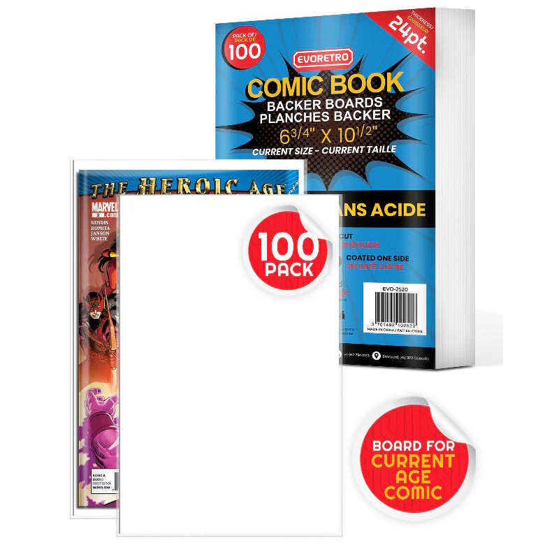 Evoretro Current Age Comic Boards 100CT