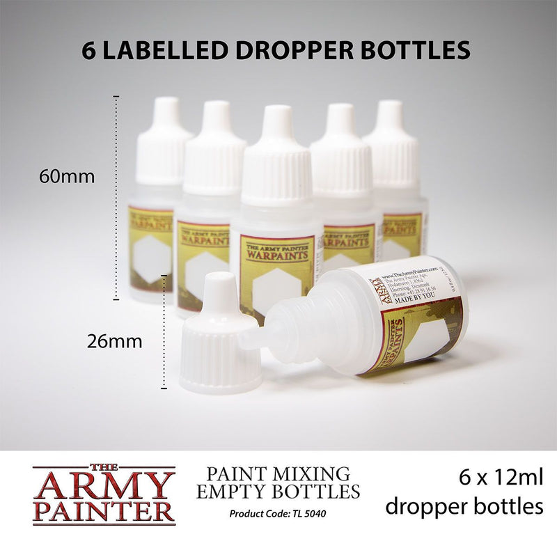 Army Painter Paint Mixing Empty Bottles TL5040